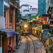 Rue du train à Hanoï: Expérience d'une vie locale